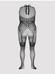 Fifty Shades of Grey Captivate Ouvert-Bodystocking aus Spitze mit Keyhole-Detail, Schwarz, hi-res