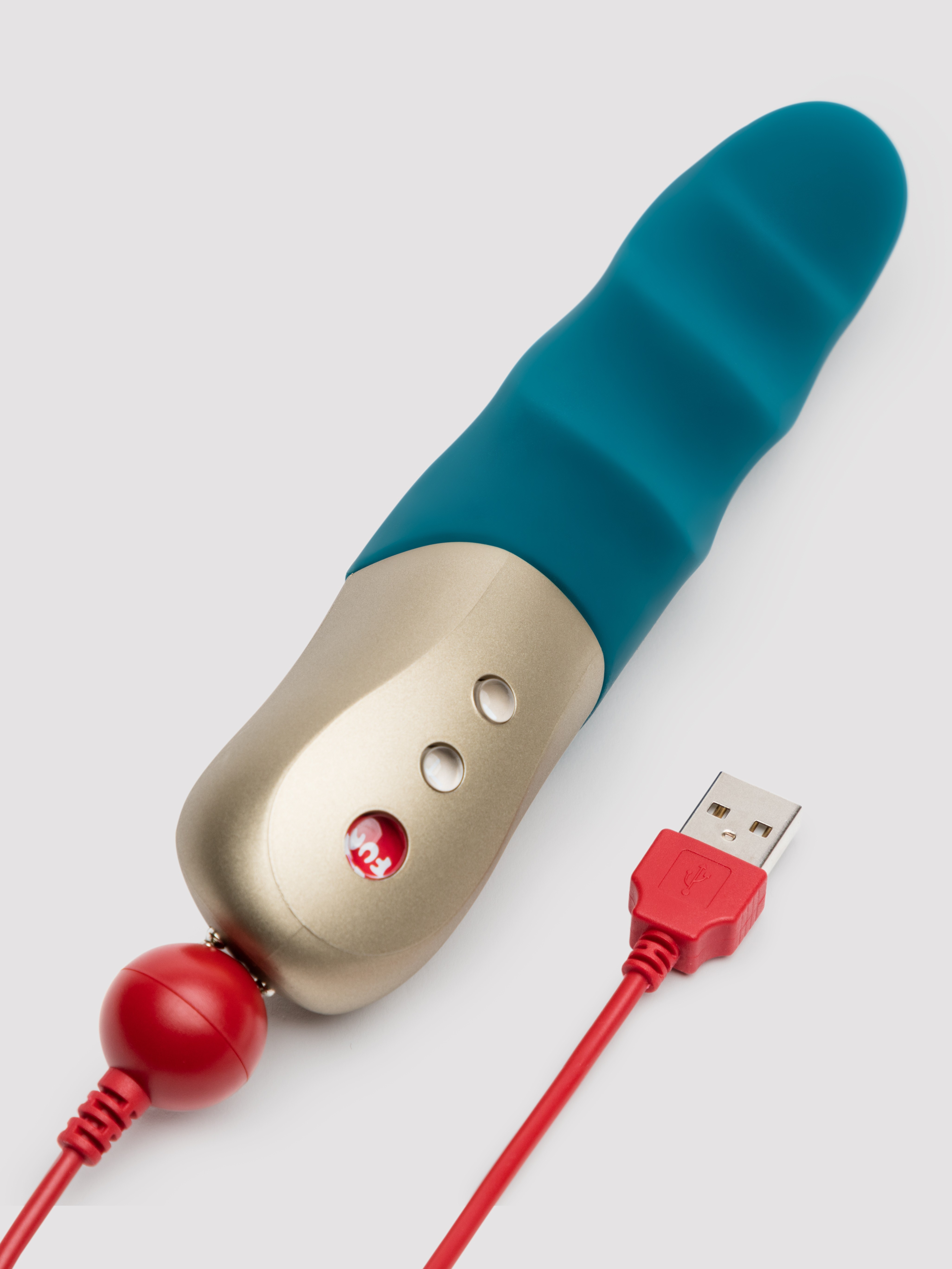 Fun Factory Stronic Petite Rechargeable Realistic Thrusting Vibrator, Blue, hi-res