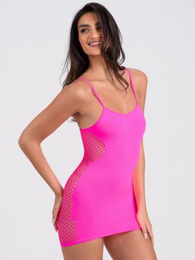 Lovehoney Viva Neon Pink Hourglass Mini Dress