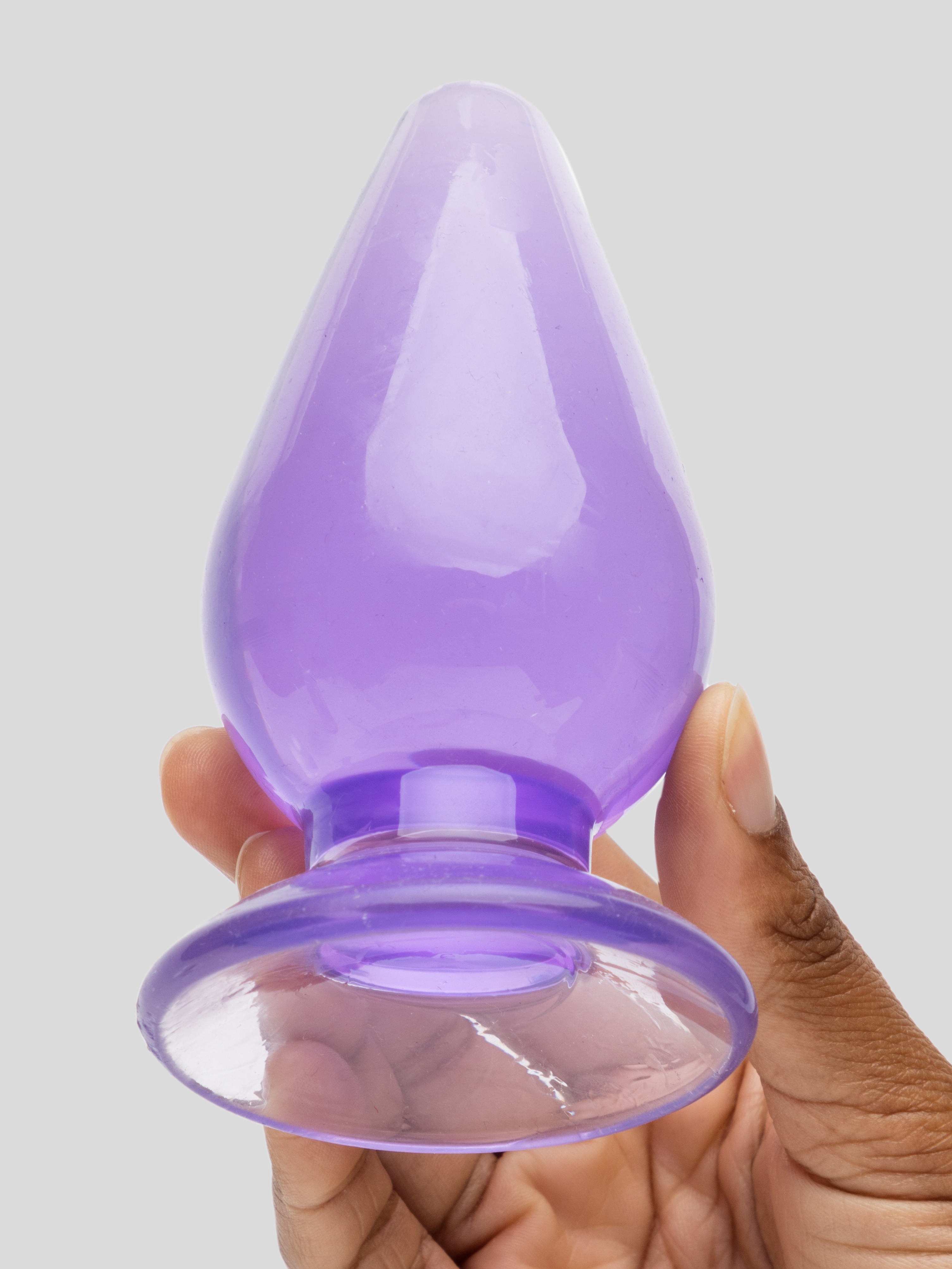 Lovehoney Basics Bulbous Butt Plug Set (2 Piece), Purple, hi-res