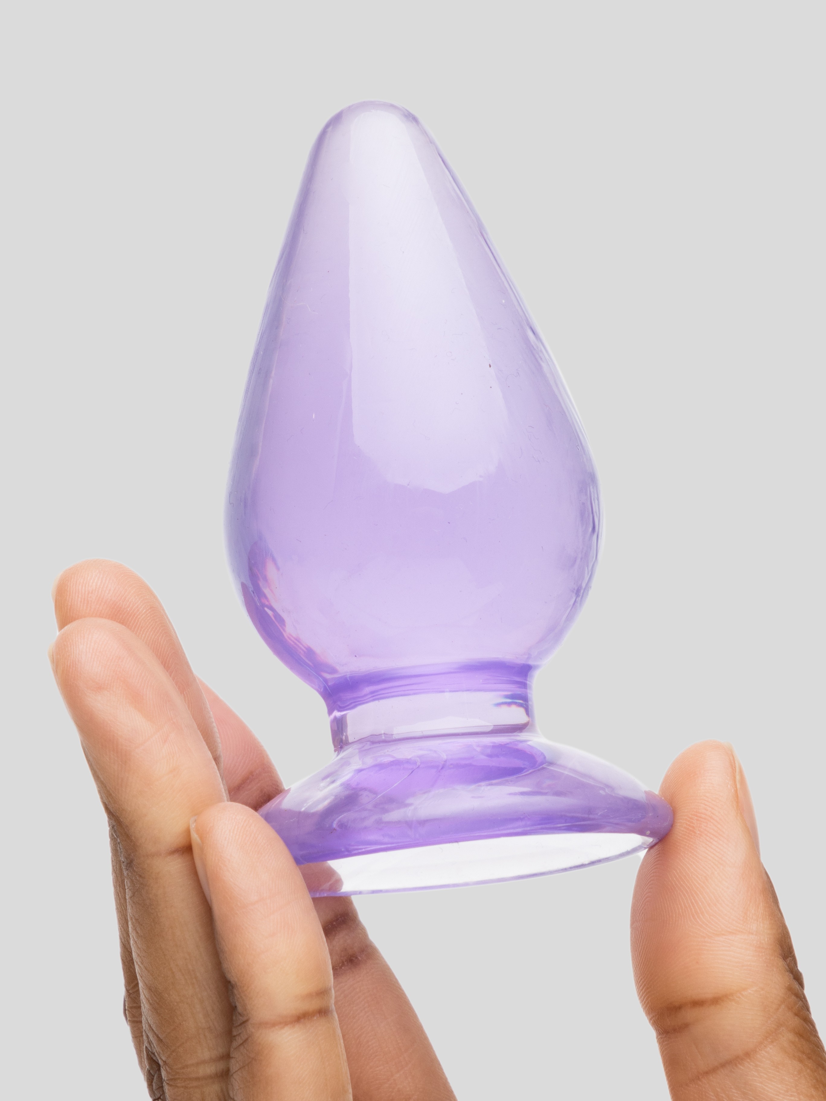 Lovehoney Basics Bulbous Butt Plug Set (2 Piece), Purple, hi-res