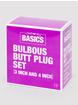 Lovehoney Basics bauchiges Analplug-Set (2 Piece), Violett, hi-res
