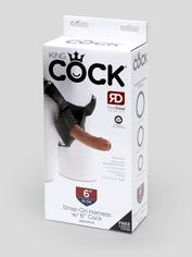 King Cock Strap-On Harness Kit with Ultra Realistic Dildo 6.5 Inch, Flesh Tan, hi-res