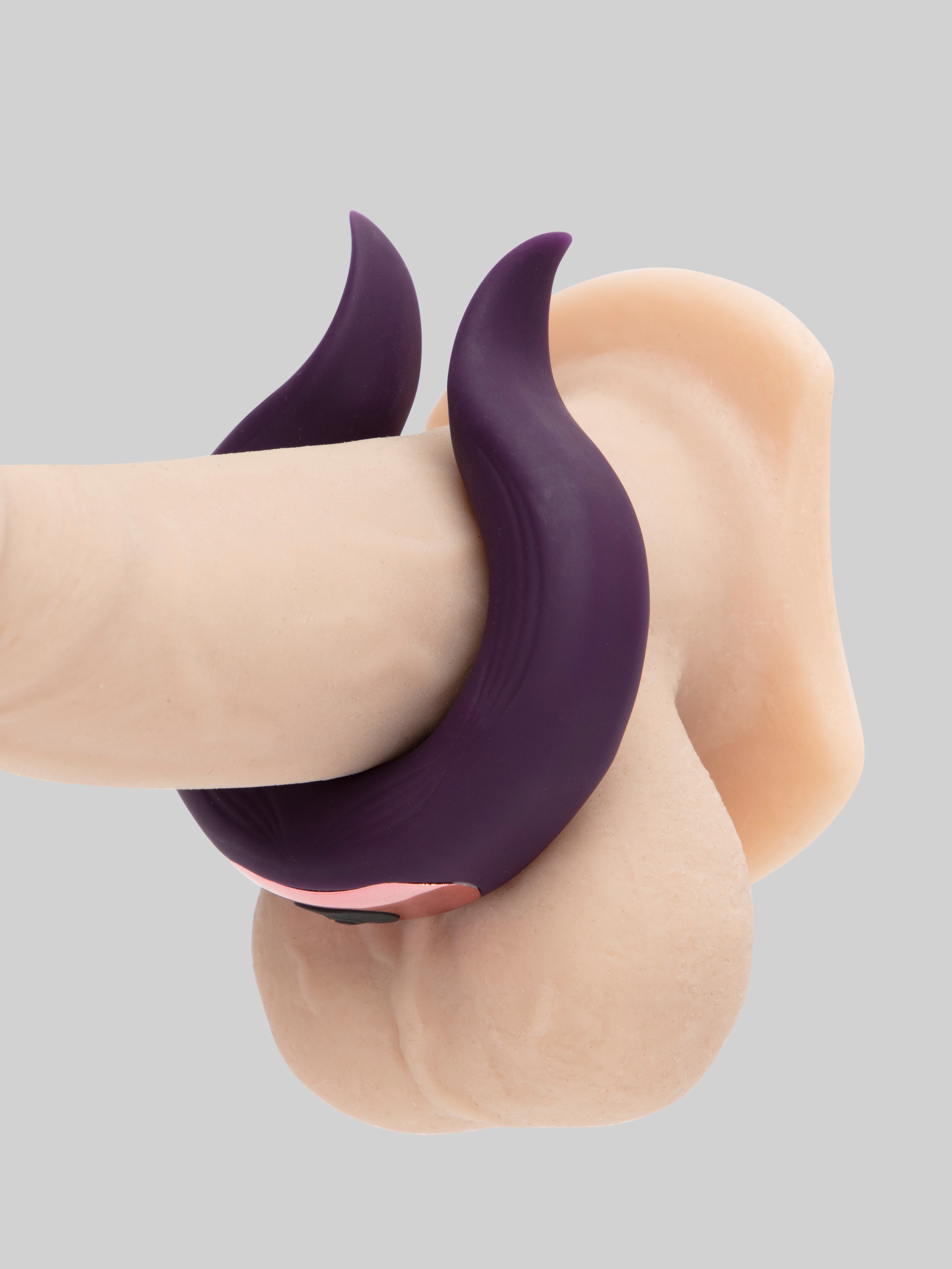 Couples Choice Dual Motor Ring Vibrator, Purple, hi-res