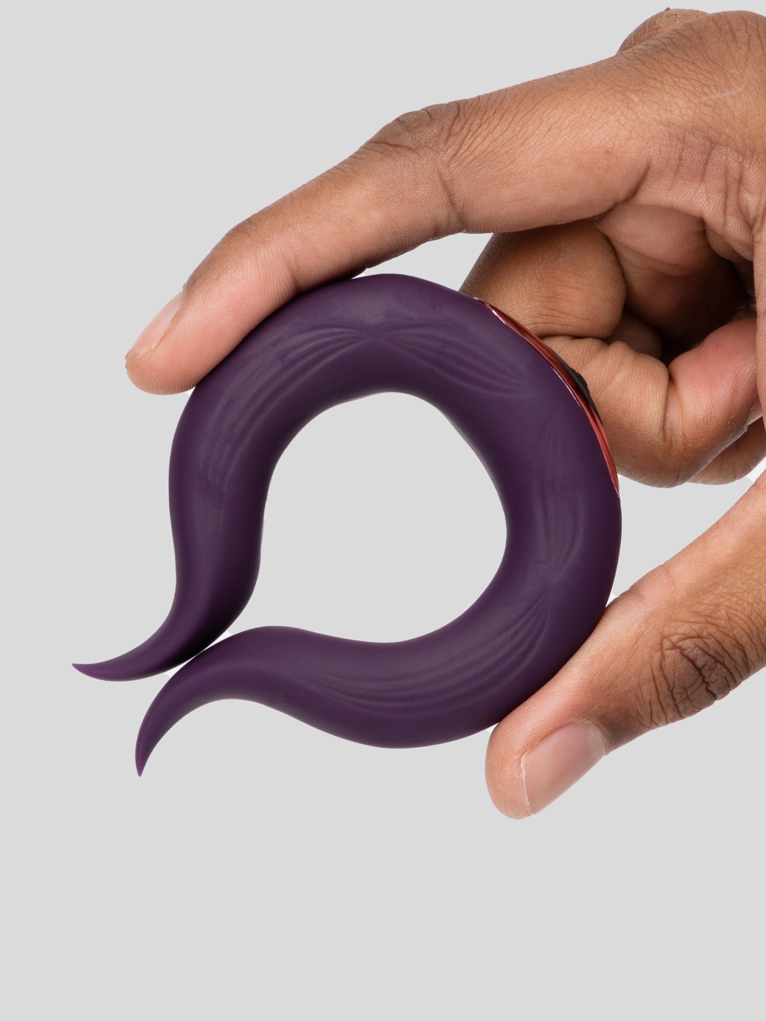 Couples Choice Dual Motor Ring Vibrator, Purple, hi-res