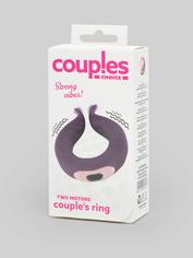 Couples Choice Dual Motor Ring Vibrator, Purple, hi-res