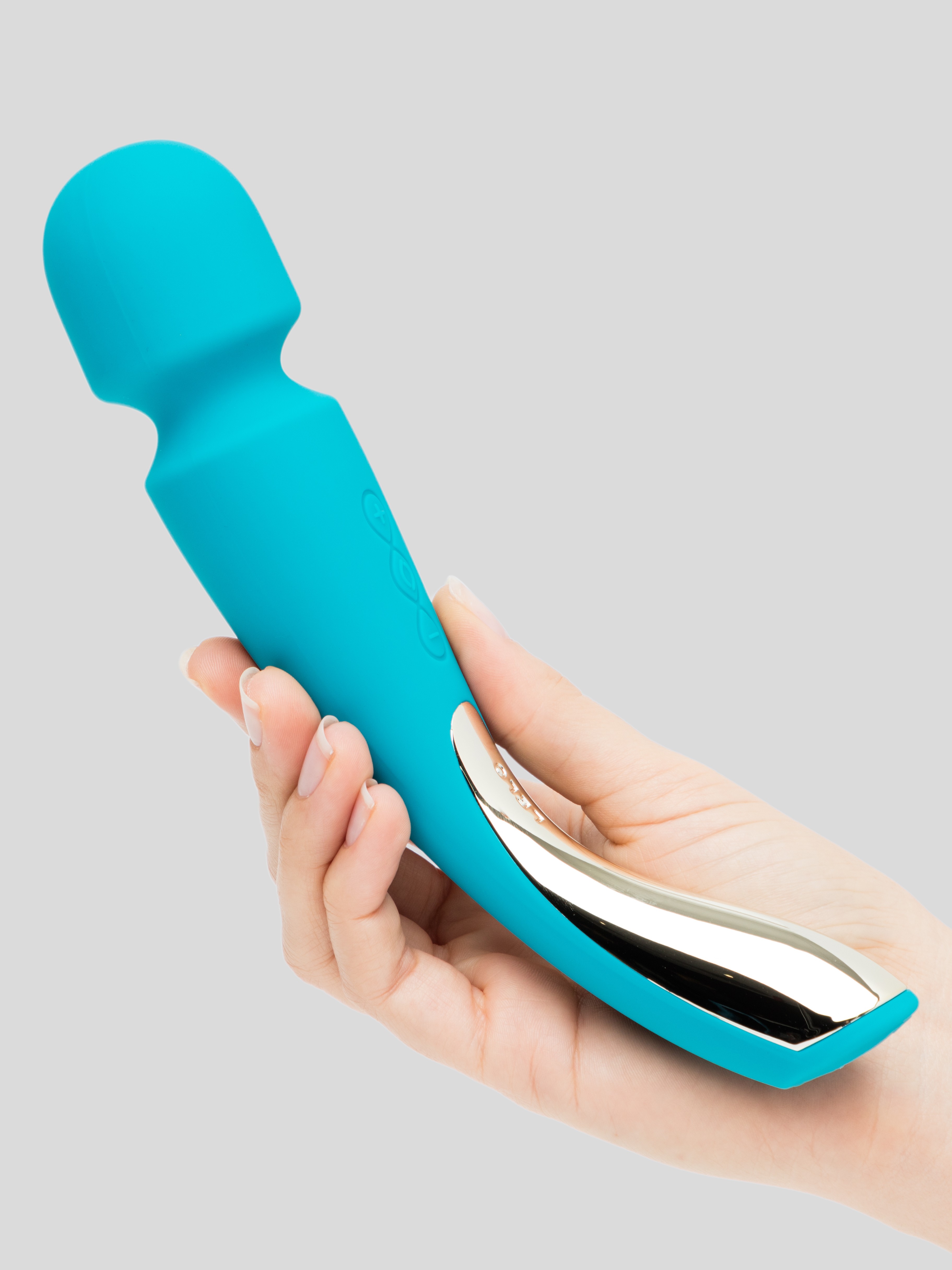 Lelo Smart Wand 2 Medium Rechargeable Vibrator, Blue, hi-res