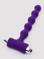 Rocks Off Petite Sensations Purple Vibrating Anal Beads, Purple, hi-res