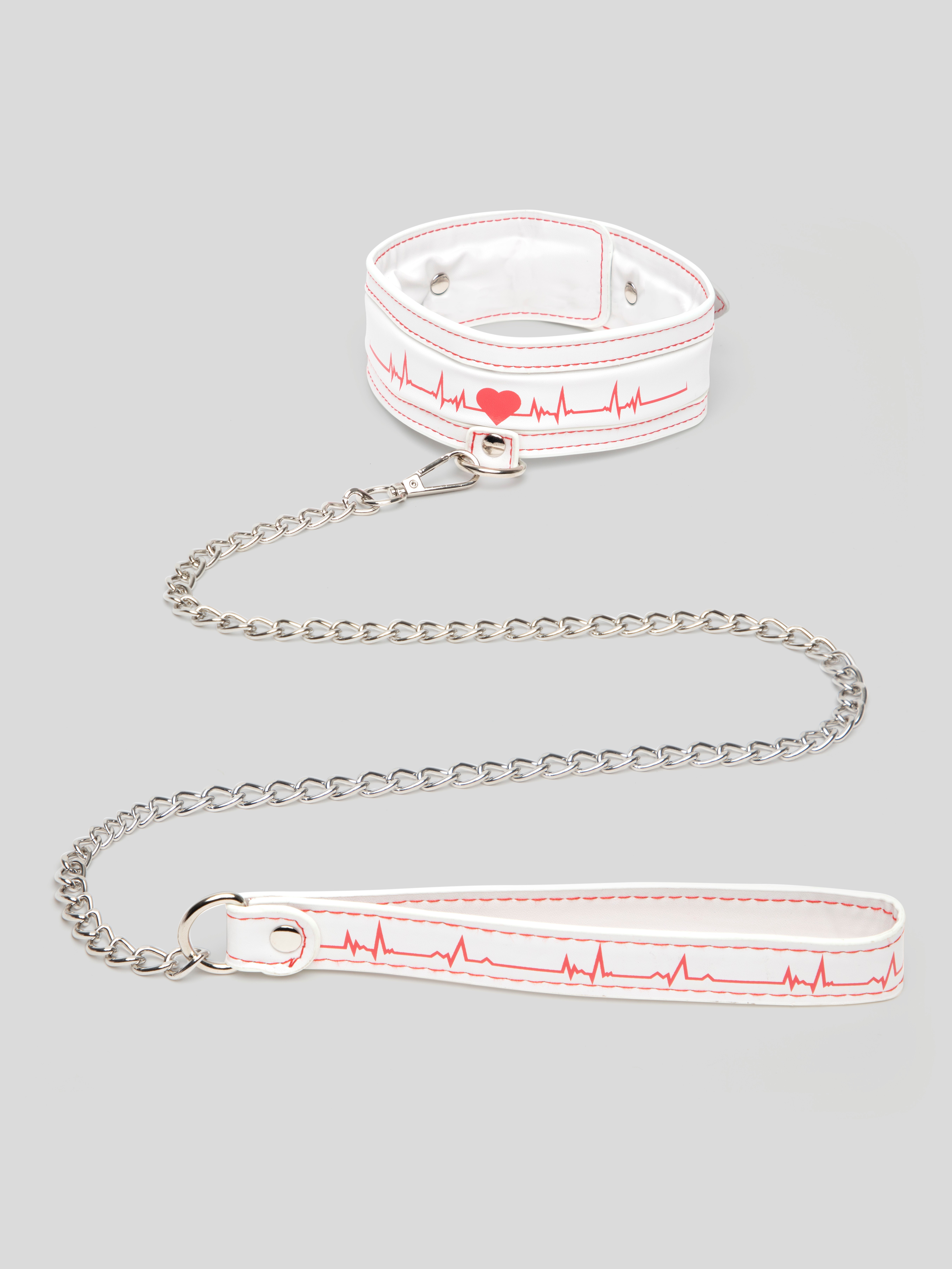Ouch! Nurse Bondage Kit (9 Piece), White, hi-res