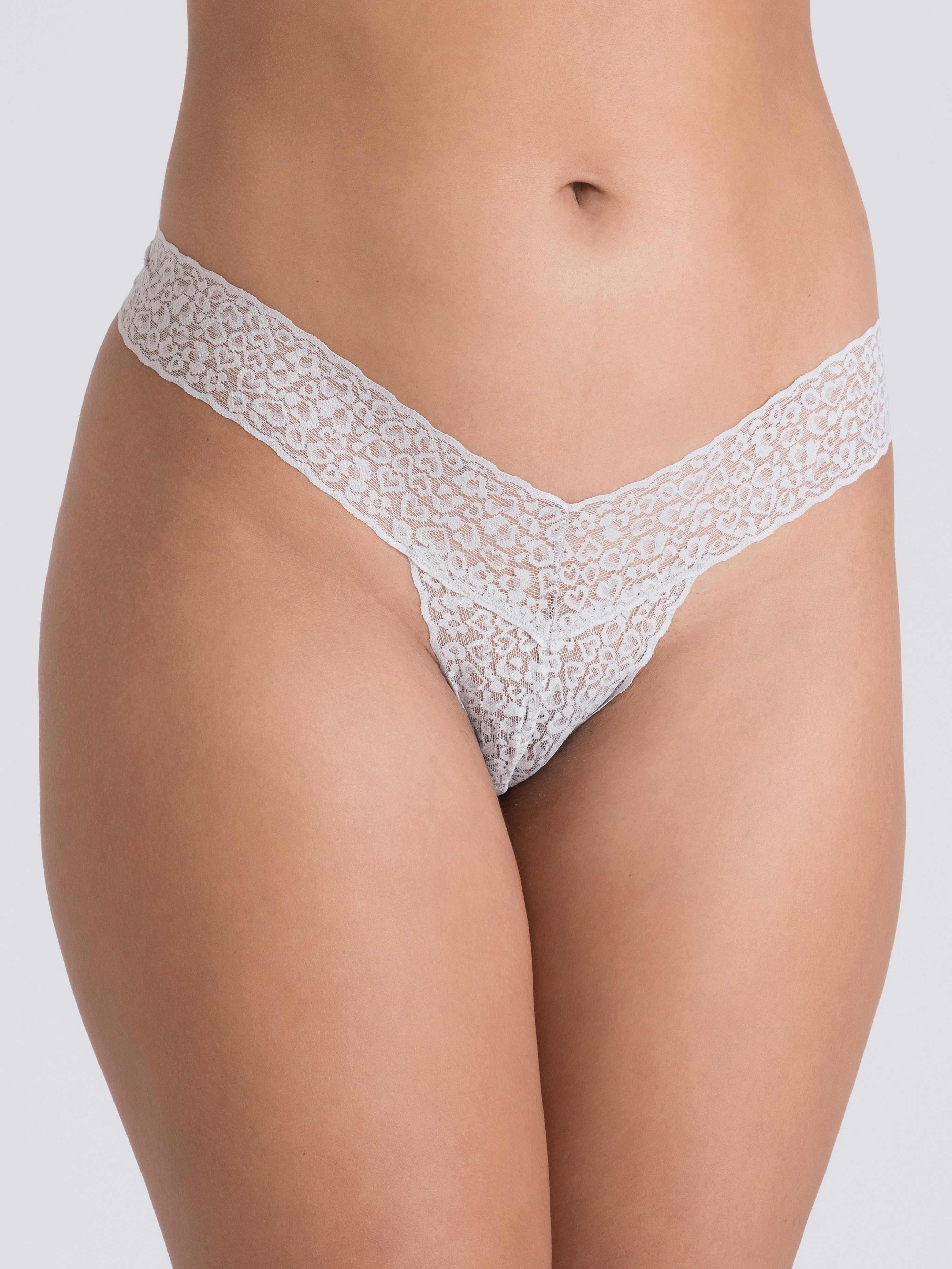 Lovehoney Wild Pink Lace Thong Set (3 Pack), Black, hi-res