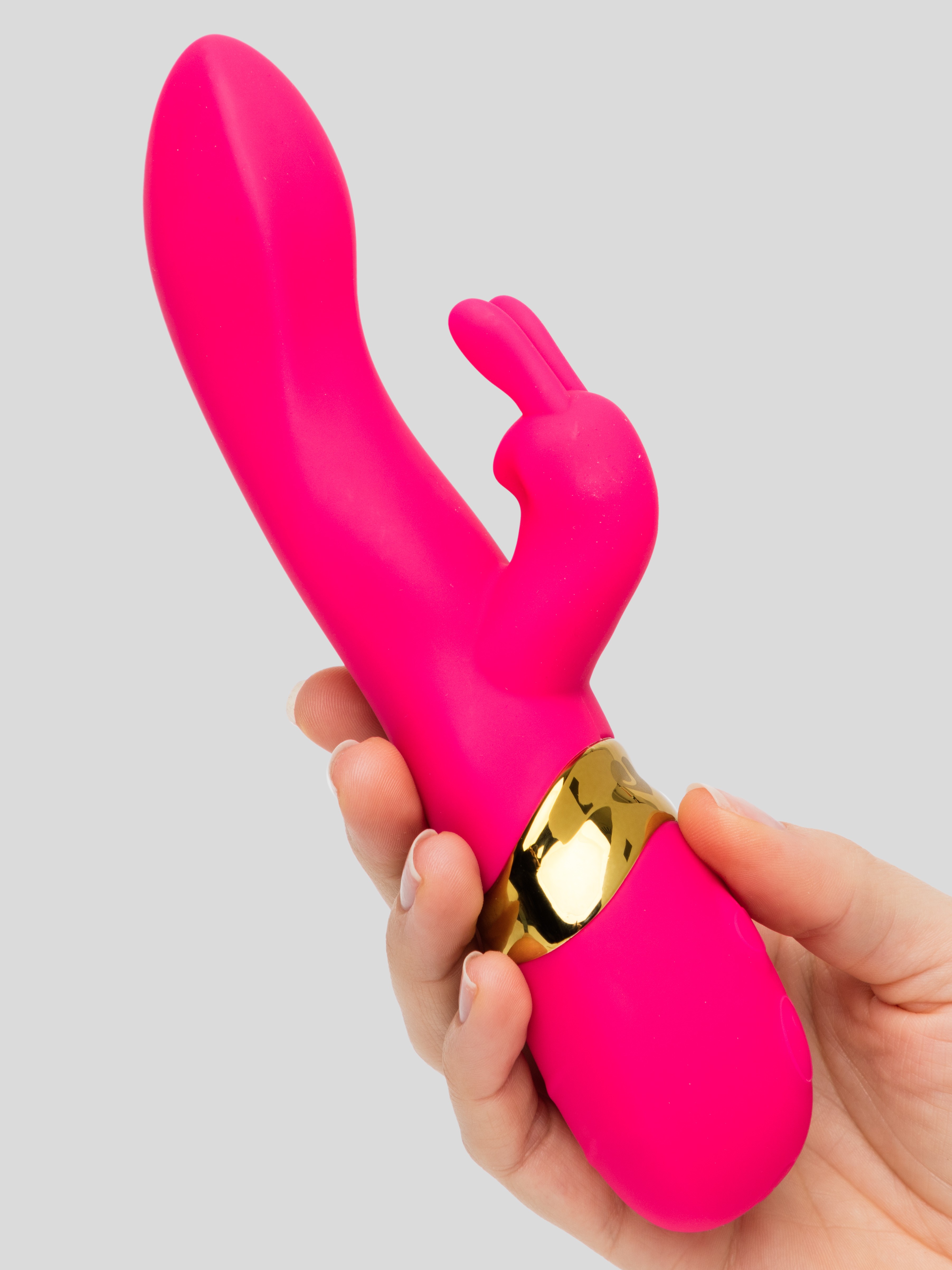 Lovehoney Bunny Bliss Rechargeable G-Spot Rabbit Vibrator, Pink, hi-res