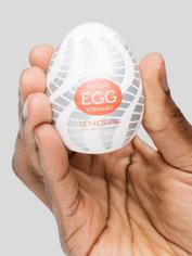 TENGA Egg Tornado Textured Male Masturbator , Clear, hi-res