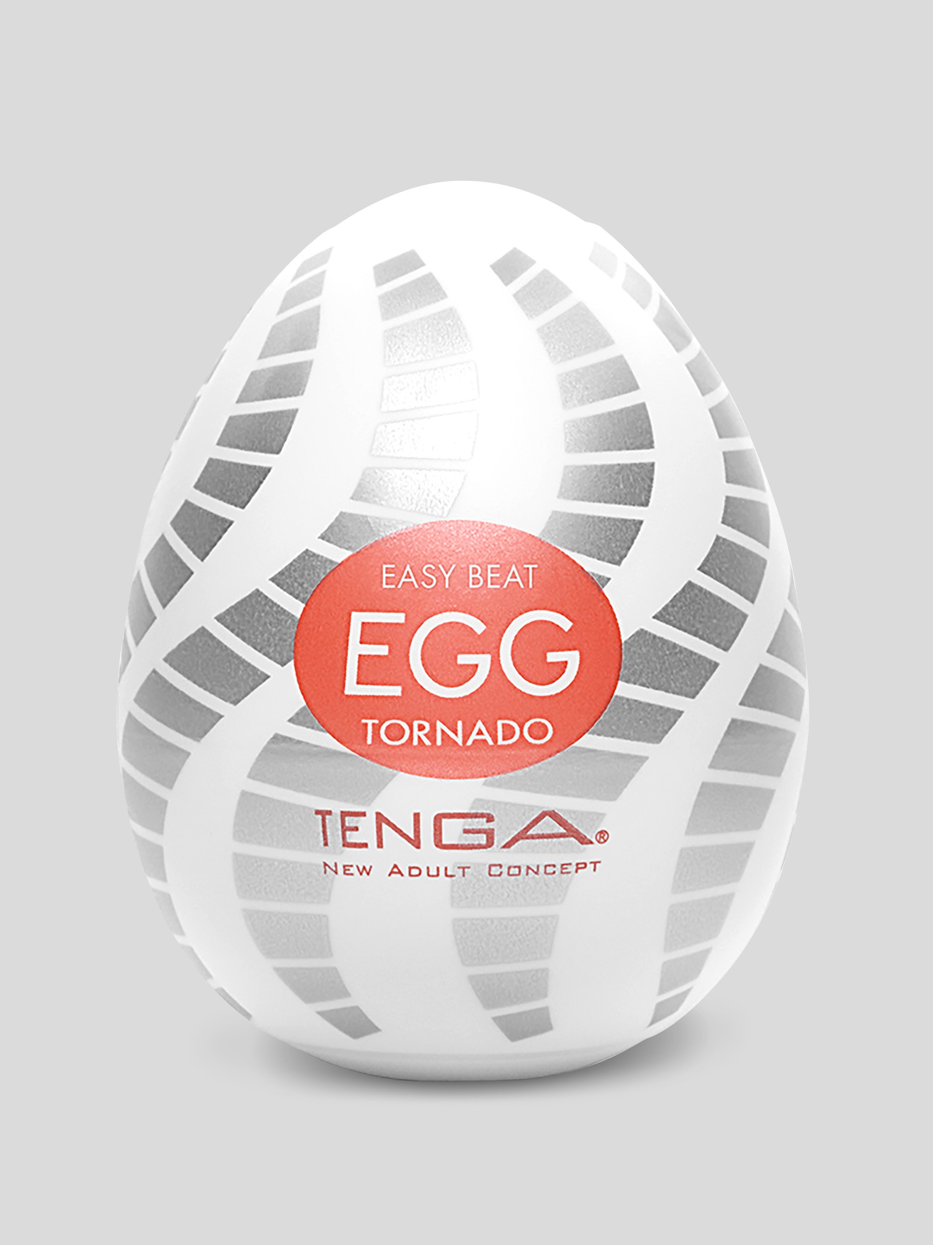 TENGA Egg Tornado Textured Male Masturbator , Clear, hi-res