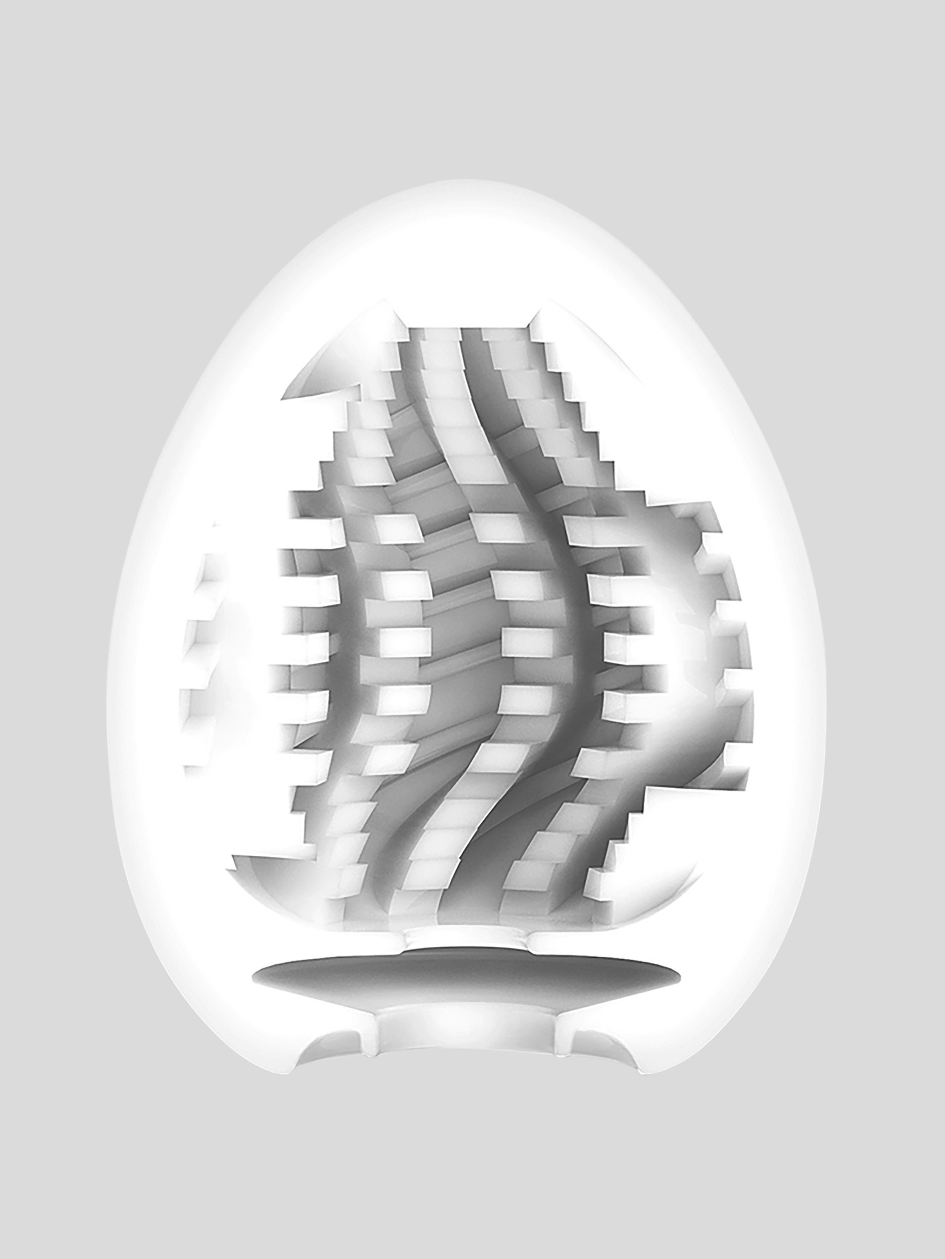 TENGA Egg Tornado Textured Male Masturbator , Clear, hi-res