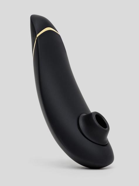 Womanizer Premium 2 Rechargeable Smart Silence Clitoral Suction Stimulator, Black, hi-res