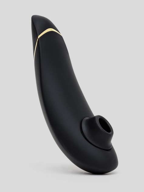 Womanizer Premium 2 Rechargeable Smart Silence Clitoral Suction Stimulator, Black, hi-res