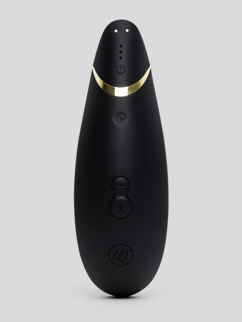 Womanizer Premium 2 Rechargeable Smart Silence Clitoral Suction Stimulator, Black, hi-res