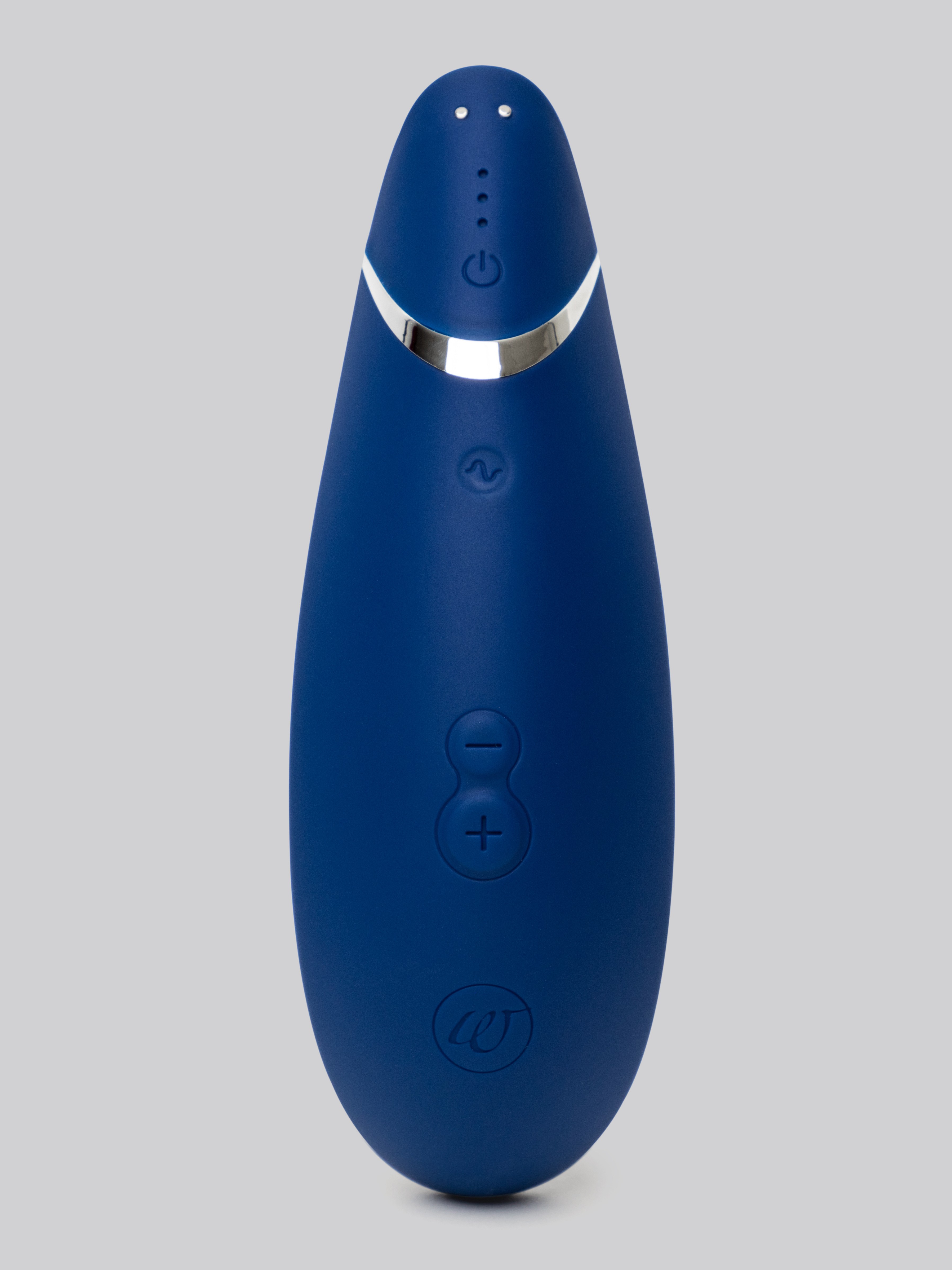 Womanizer Premium 2 Rechargeable Smart Silence Clitoral Suction Stimulator, Blue, hi-res