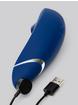 Stimulateur clitoridien rechargeable Smart Silence Premium 2, Womanizer, Bleu, hi-res