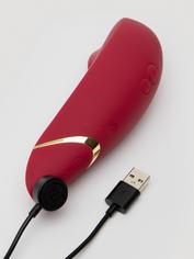 Womanizer Premium 2 Rechargeable Smart Silence Clitoral Suction Stimulator, Red, hi-res