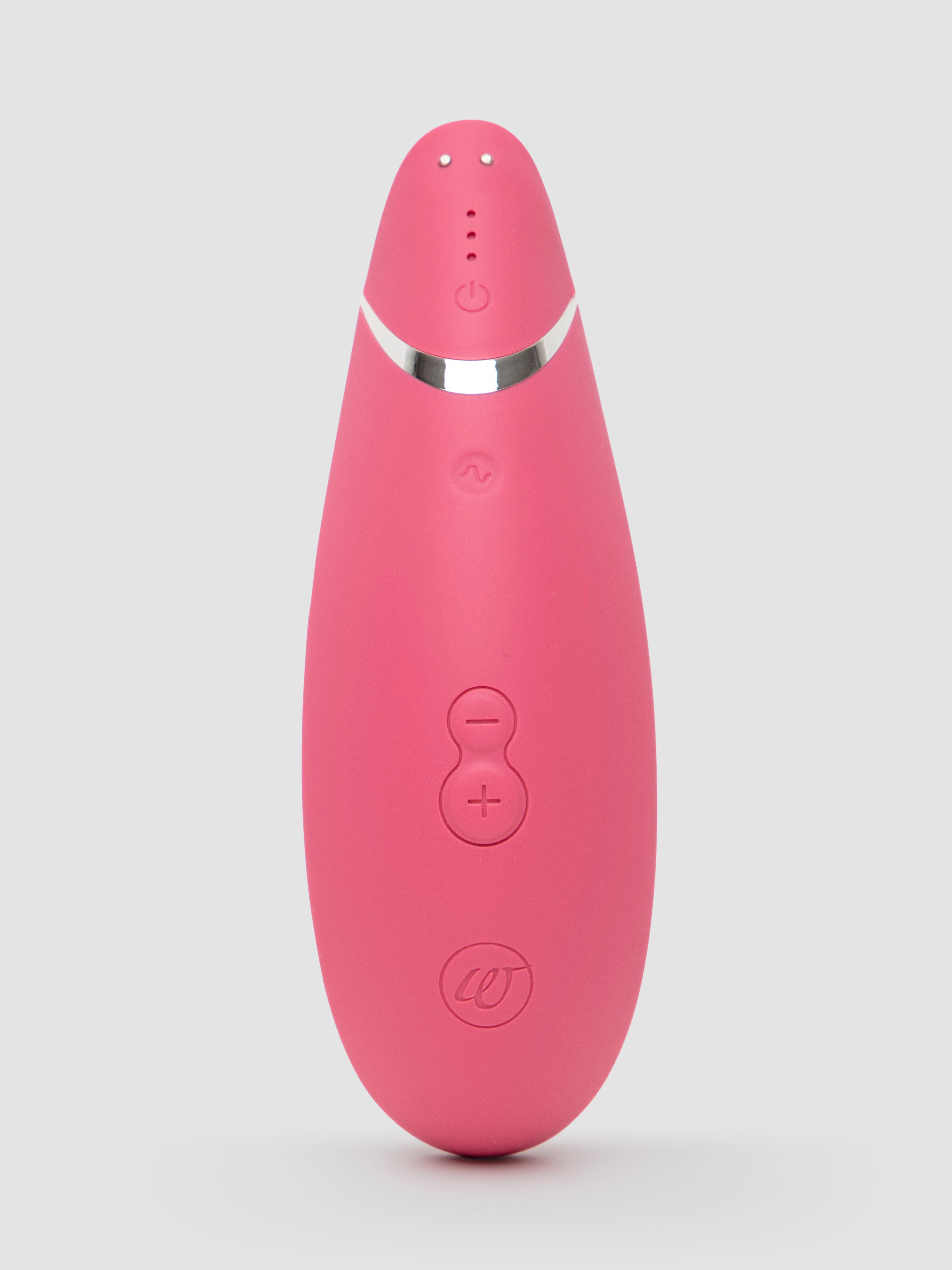 Womanizer Premium 2 Rechargeable Smart Silence Clitoral Suction Stimulator, Pink, hi-res