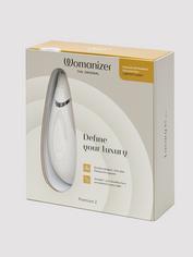 Womanizer Premium 2 Rechargeable Smart Silence Clitoral Suction Stimulator, Grey, hi-res