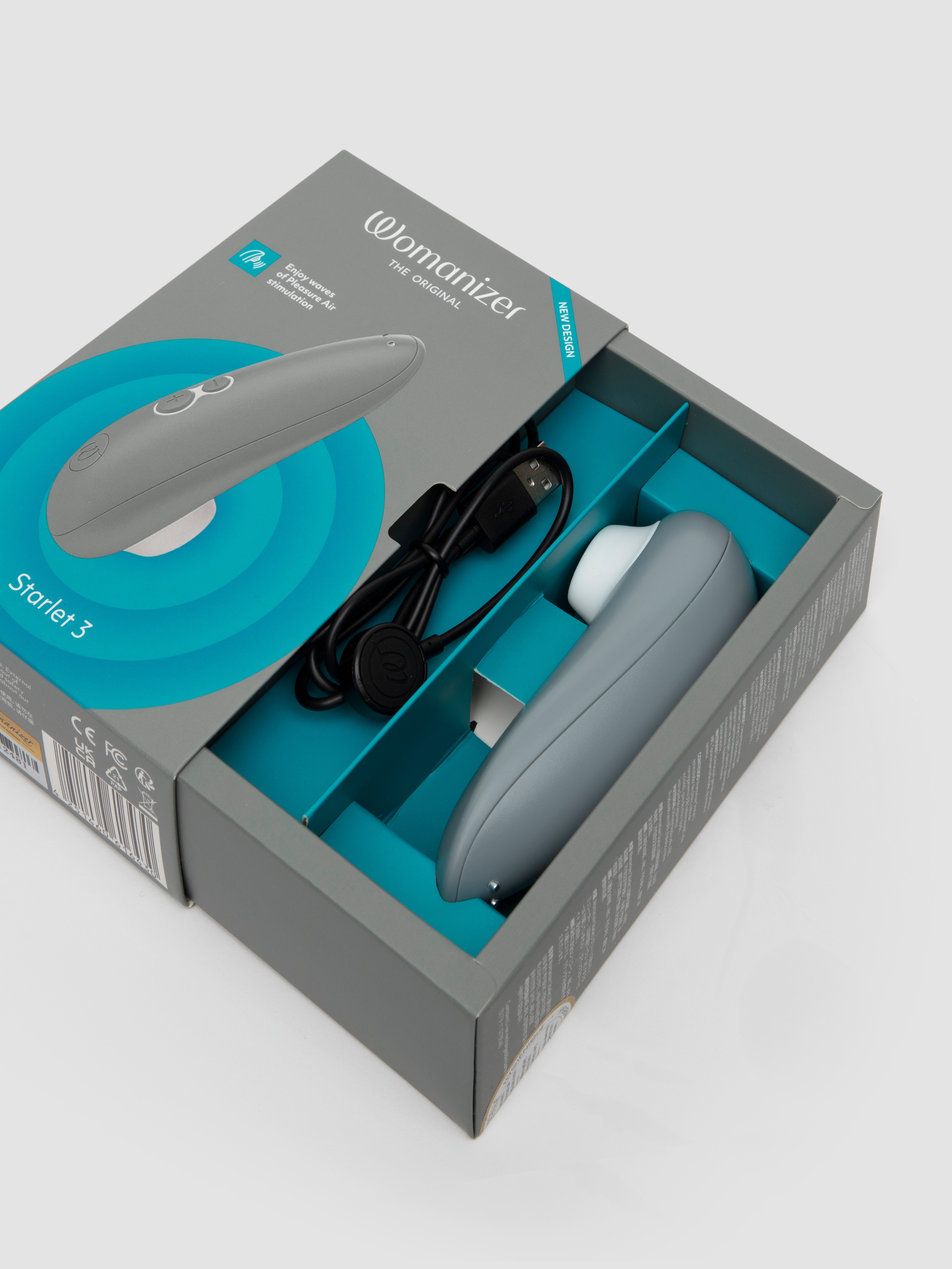 Womanizer Starlet 3 Rechargeable Clitoral Suction Stimulator, Grey, hi-res