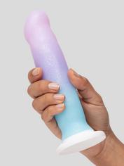 Blush Avant Silicone Ombre Glitter Dildo 6.5 Inch, Purple, hi-res