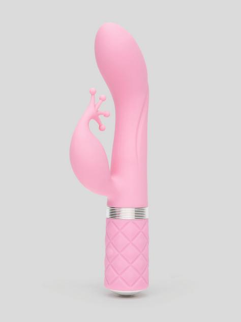 Pillow Talk Kinky Rechargeable Rabbit Vibrator, Pink, hi-res