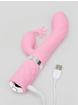 Pillow Talk Kinky Rechargeable Rabbit Vibrator, Pink, hi-res