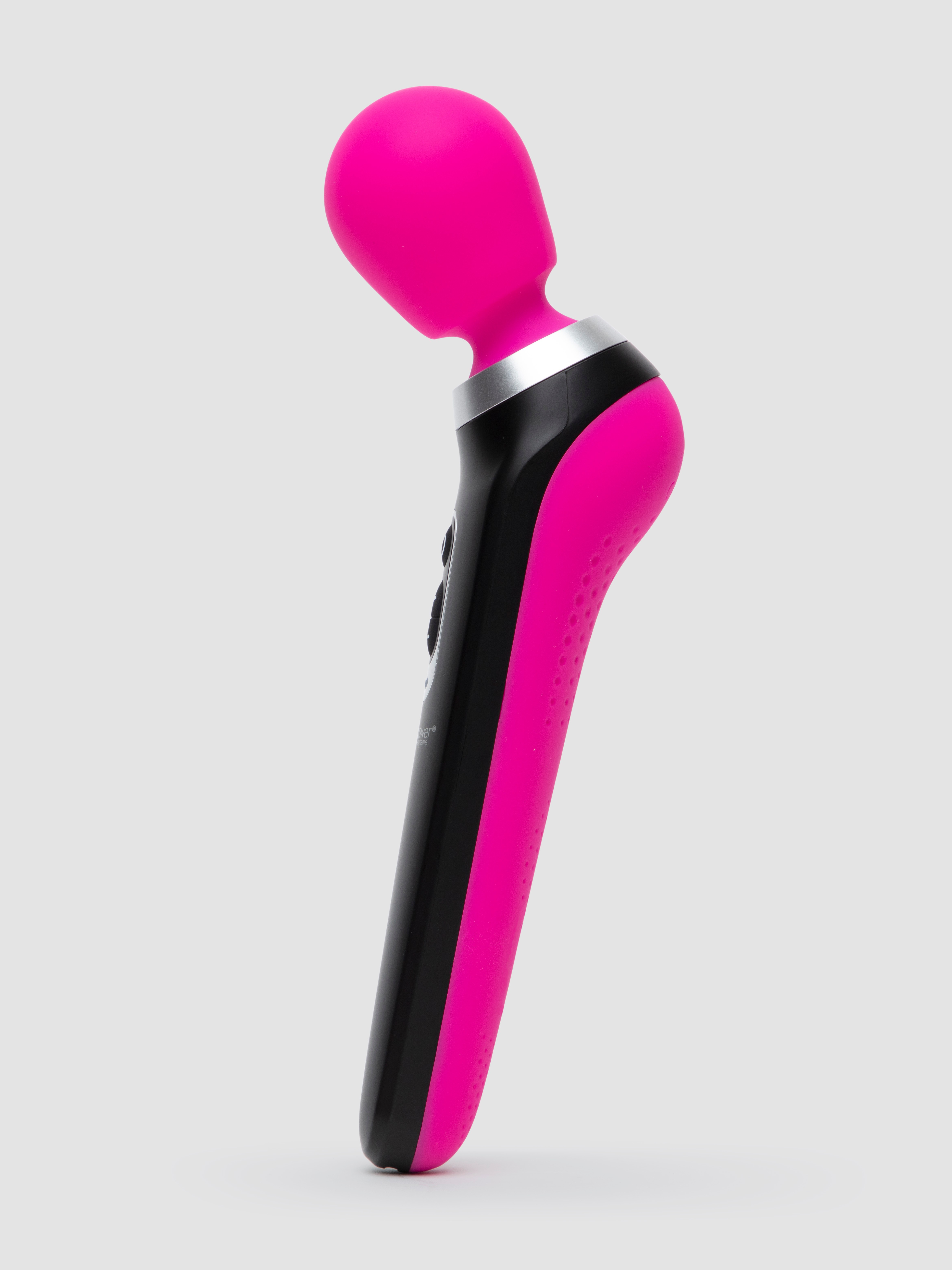 Palm Power Extreme Silicone Rechargeable Magic Wand Vibrator, Pink, hi-res
