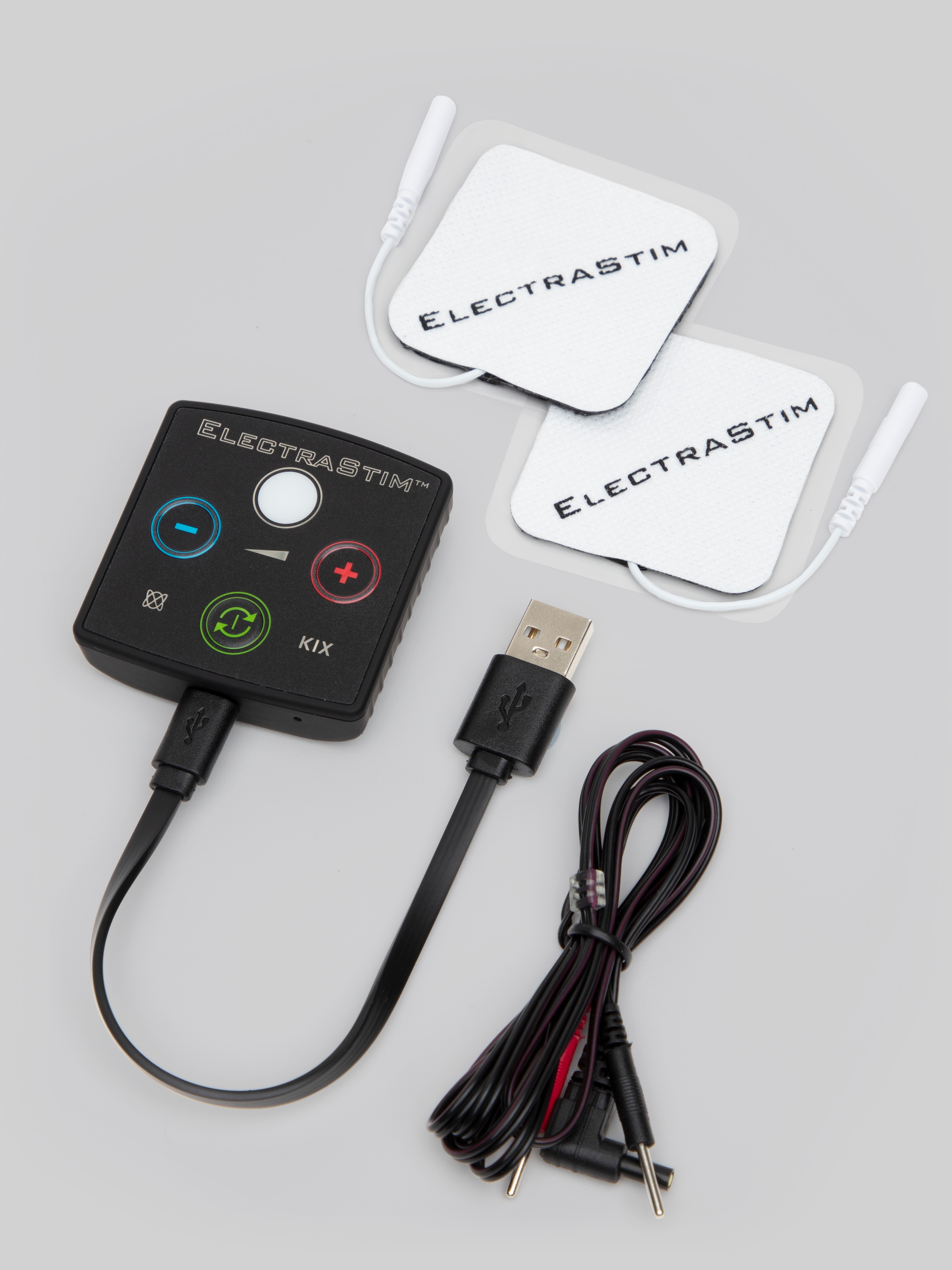 ElectraStim KIX Beginner Electrosex Stimulator Kit, Black, hi-res