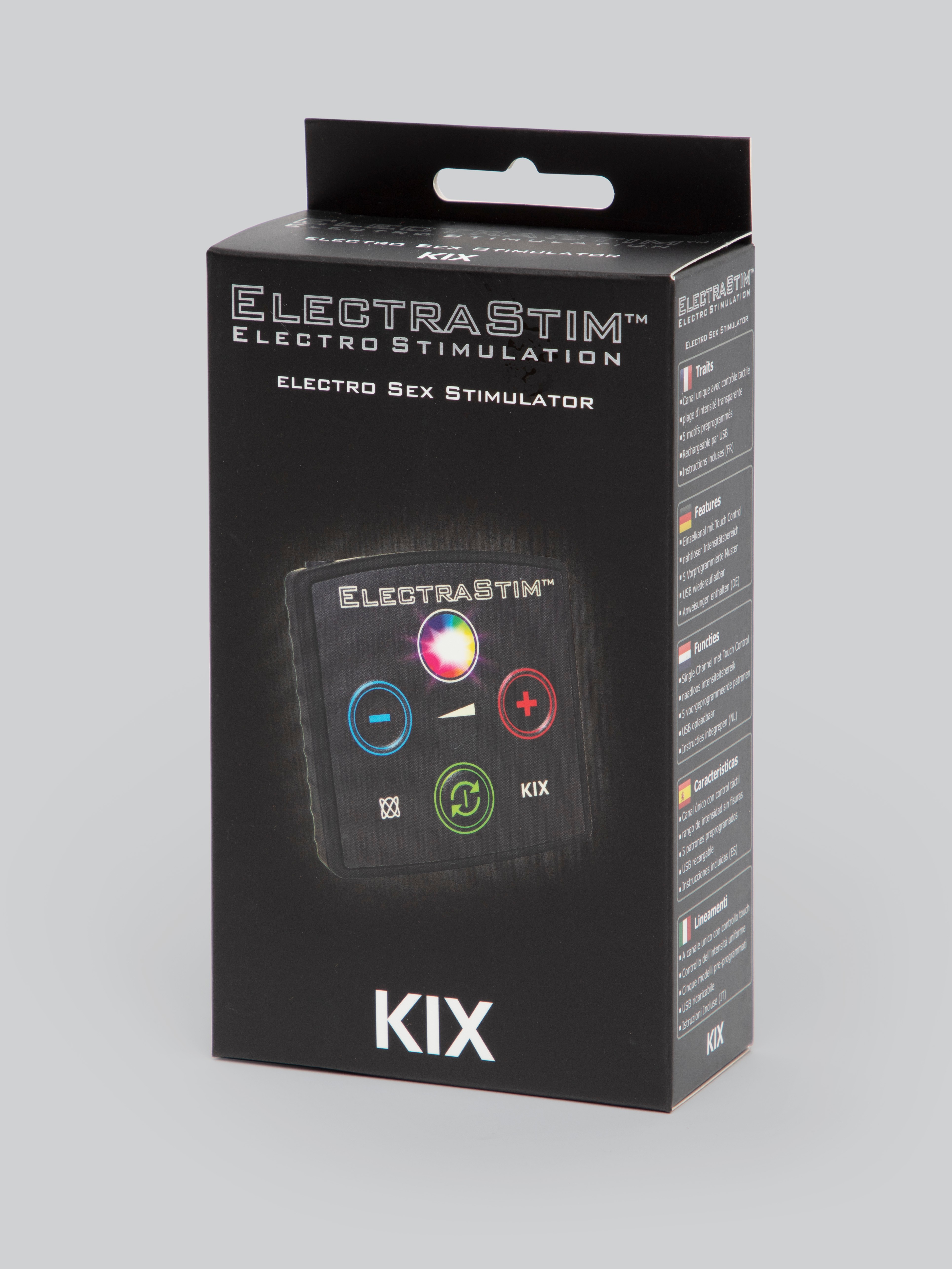 ElectraStim KIX Beginner Electrosex Stimulator Kit, Black, hi-res