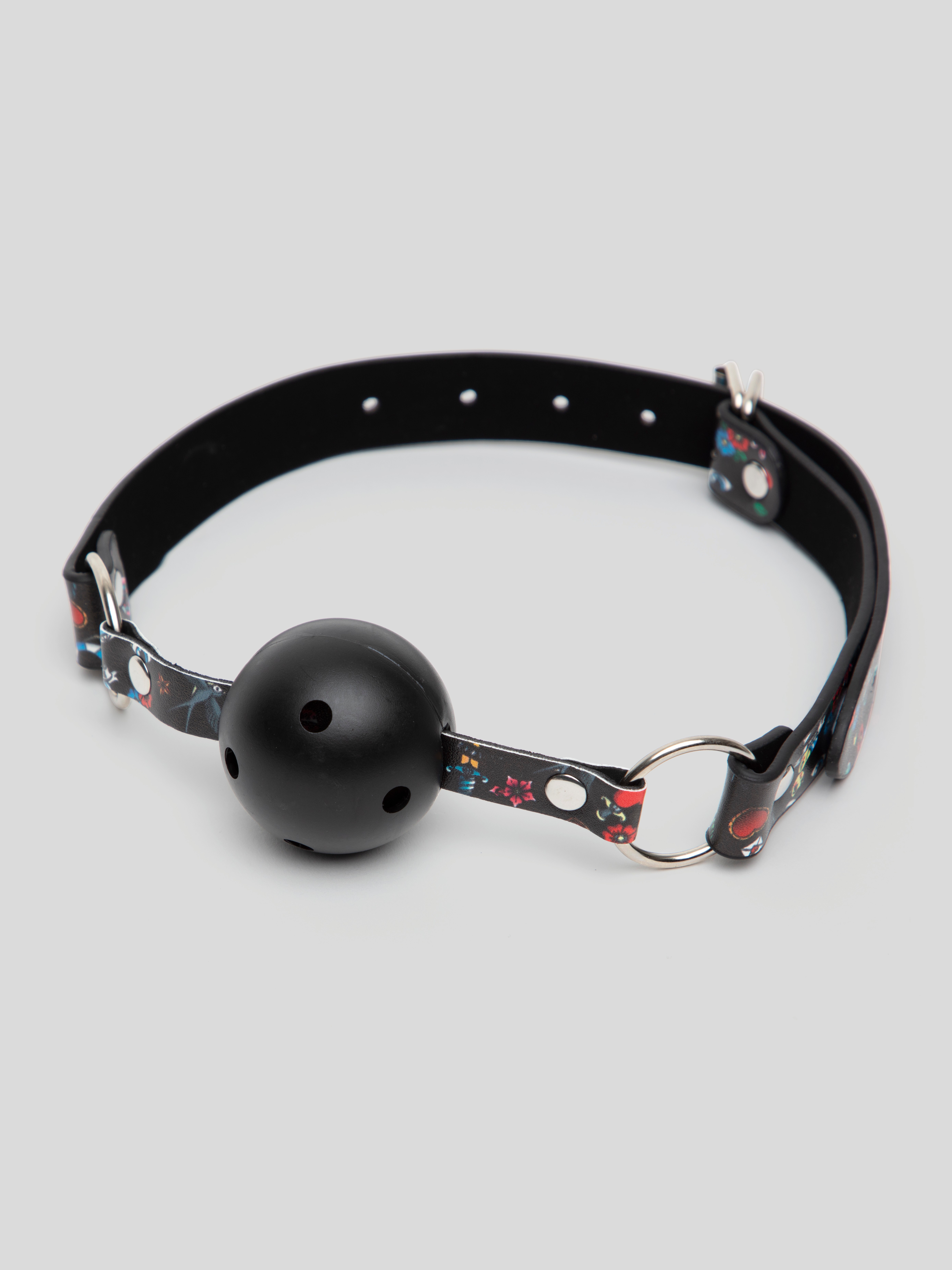 Ouch! Bondage Tattoo Style Bondage Kit (9 Piece), Black, hi-res