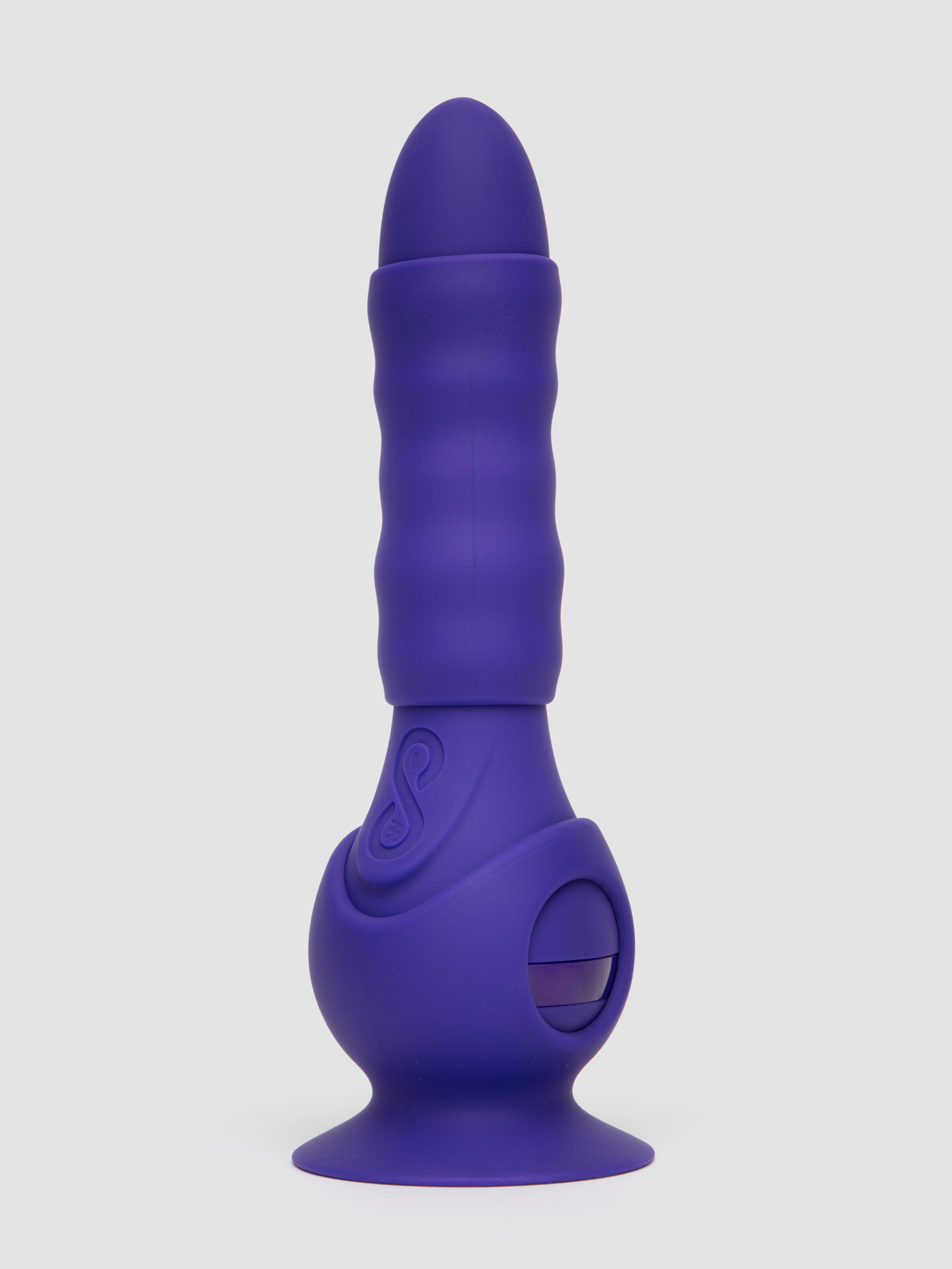 Lovehoney Gyr8tor 2 Set with Ribbed and Suction Attachments, Purple, hi-res