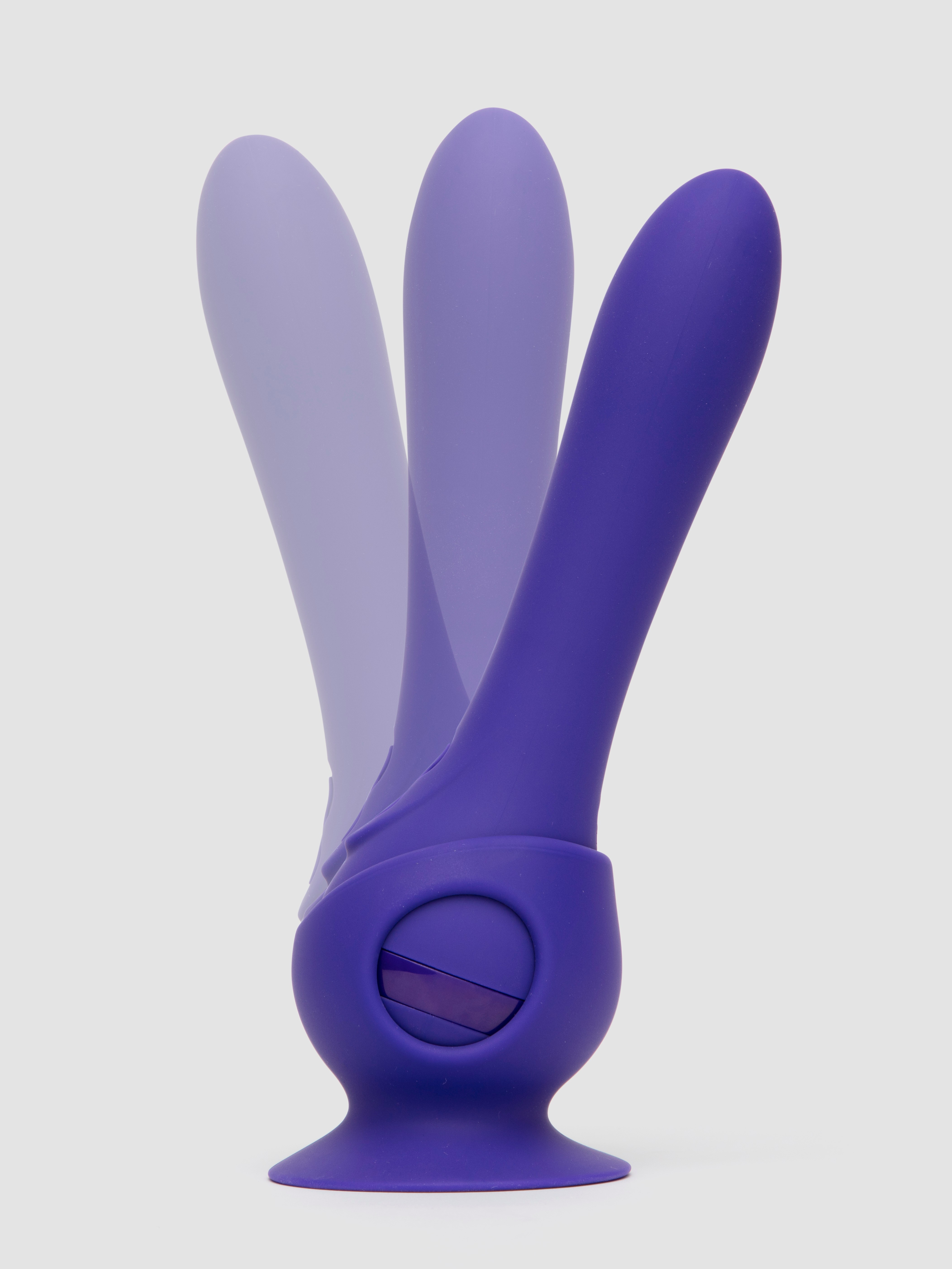 Lovehoney Gyr8tor 2 Set with Ribbed and Suction Attachments, Purple, hi-res