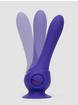 Lovehoney Gyr8tor 2 Set with Ribbed and Suction Attachments, Purple, hi-res