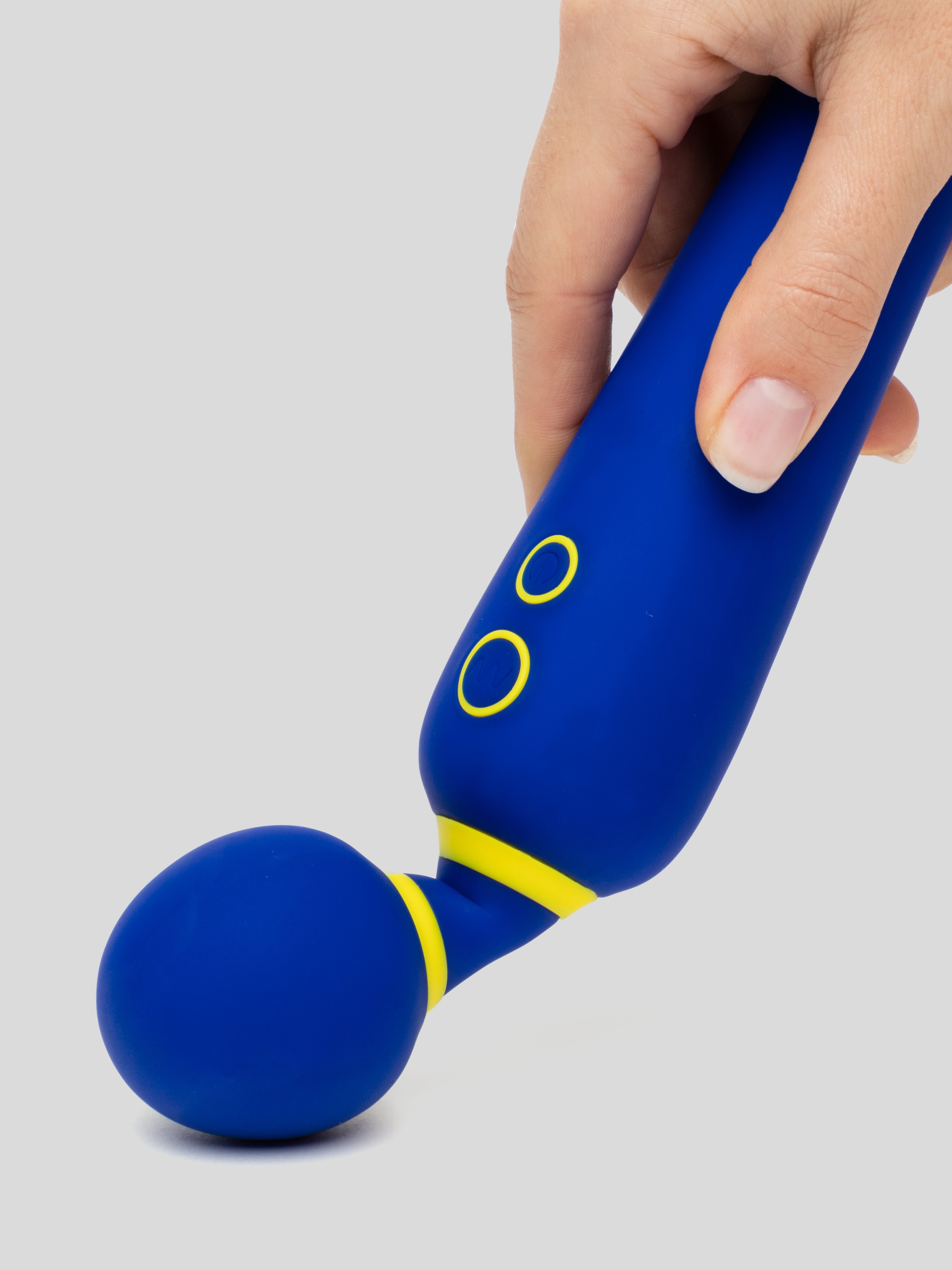 ROMP Flip Rechargeable Wand Vibrator , Purple, hi-res