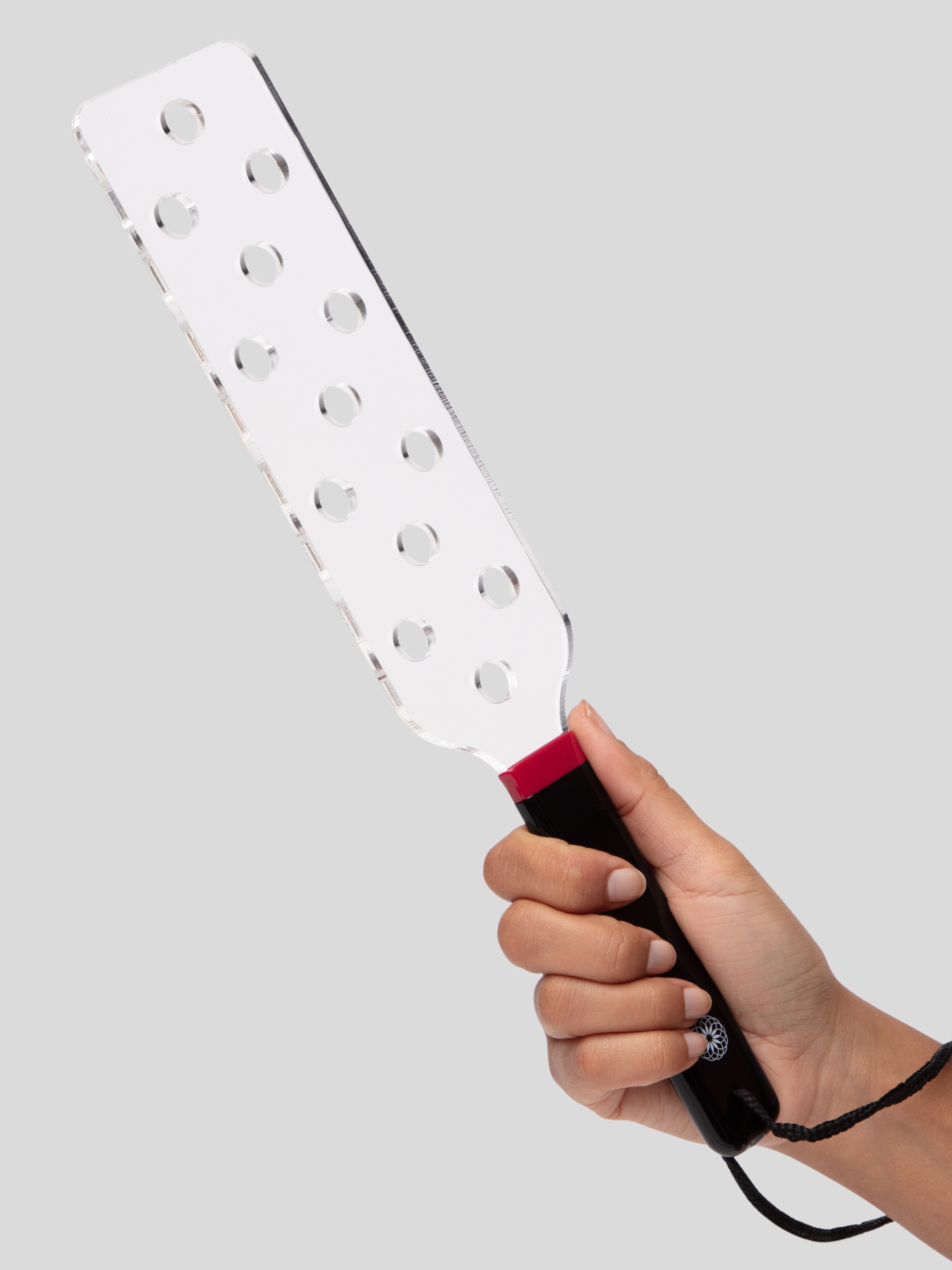 Sportsheets Saffron Acrylic Spanking Paddle, Clear, hi-res