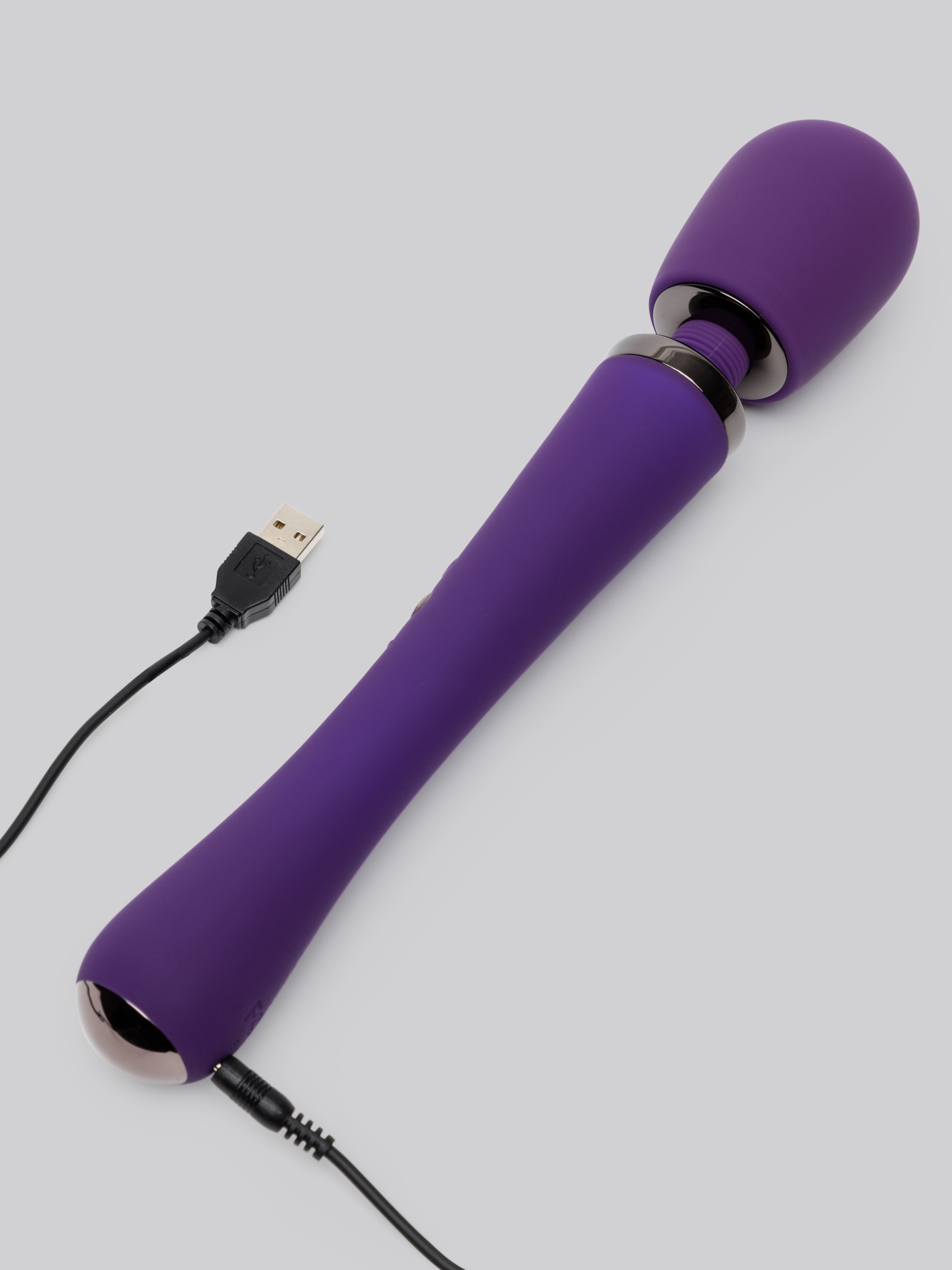 Lovehoney Desire Luxury Rechargeable Wand Vibrator, Purple, hi-res