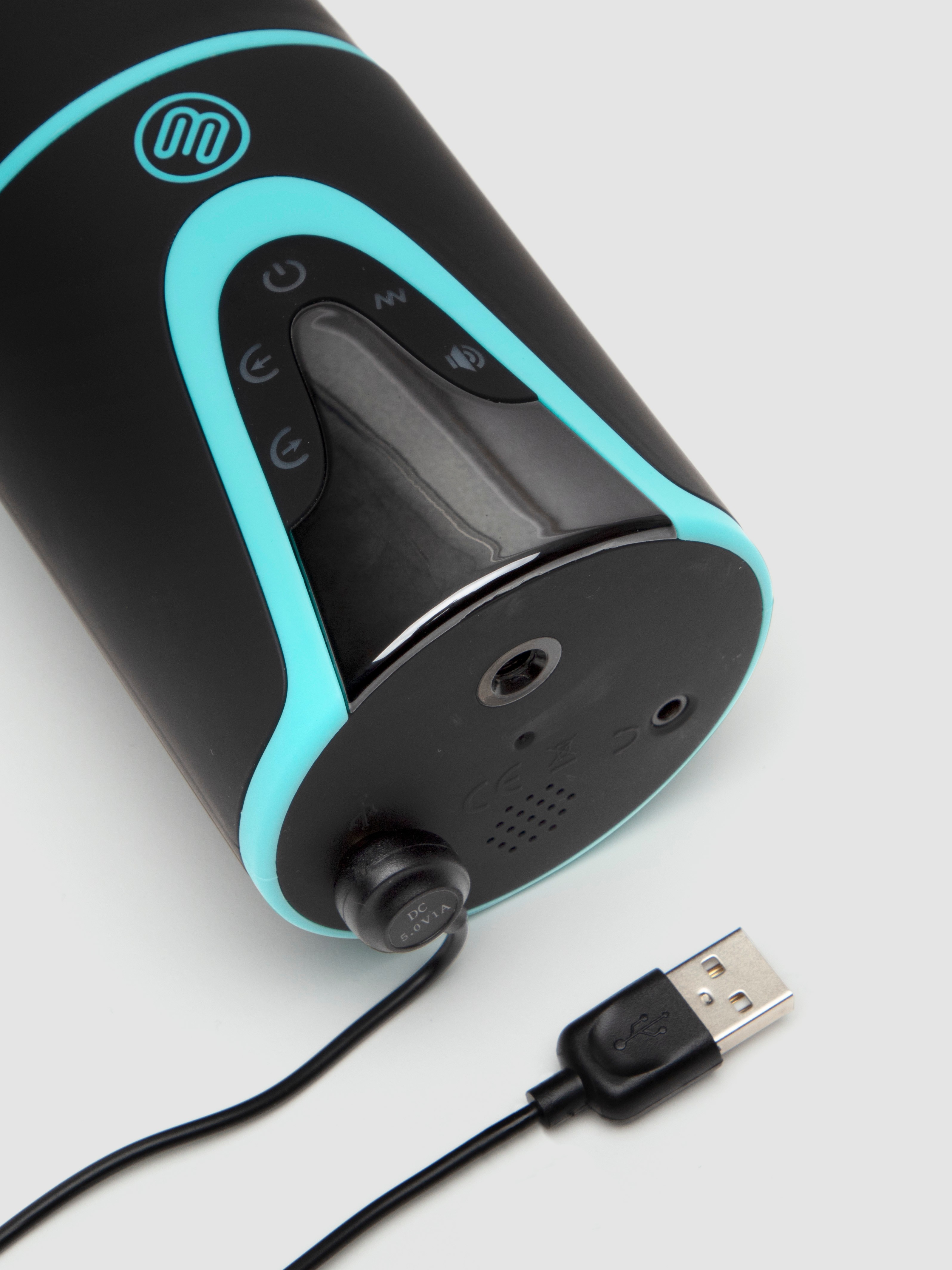 Blowmotion Hands-Free Real Feel Suction Male Masturbator, Black, hi-res