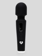 Lovehoney Power Play Rechargeable Mini Wand Vibrator, Black, hi-res