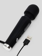 Lovehoney Power Play Rechargeable Mini Wand Vibrator, Black, hi-res