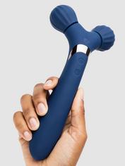 Lovehoney Joy Roller aufladbares vibrierendes Massagegerät mit zwei Enden, Blau, hi-res