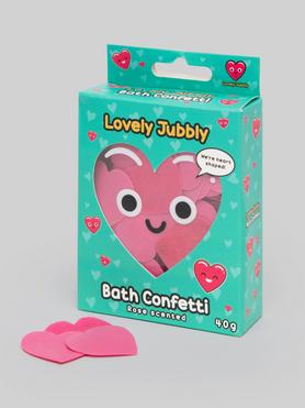 Lovely Jubbly Rose Scented Bath Confetti