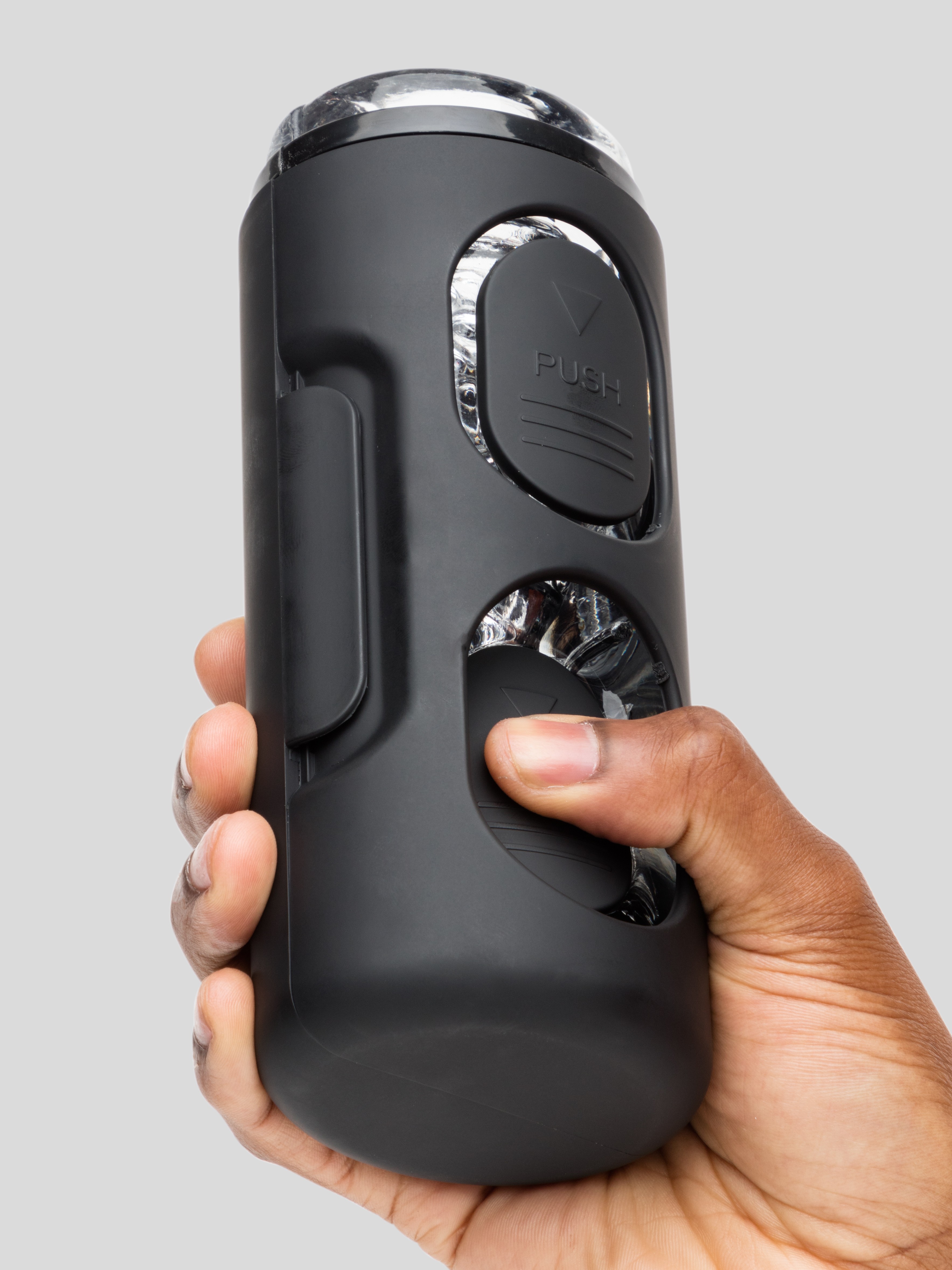 Blowmotion Squeezable Male Masturbator, Clear, hi-res