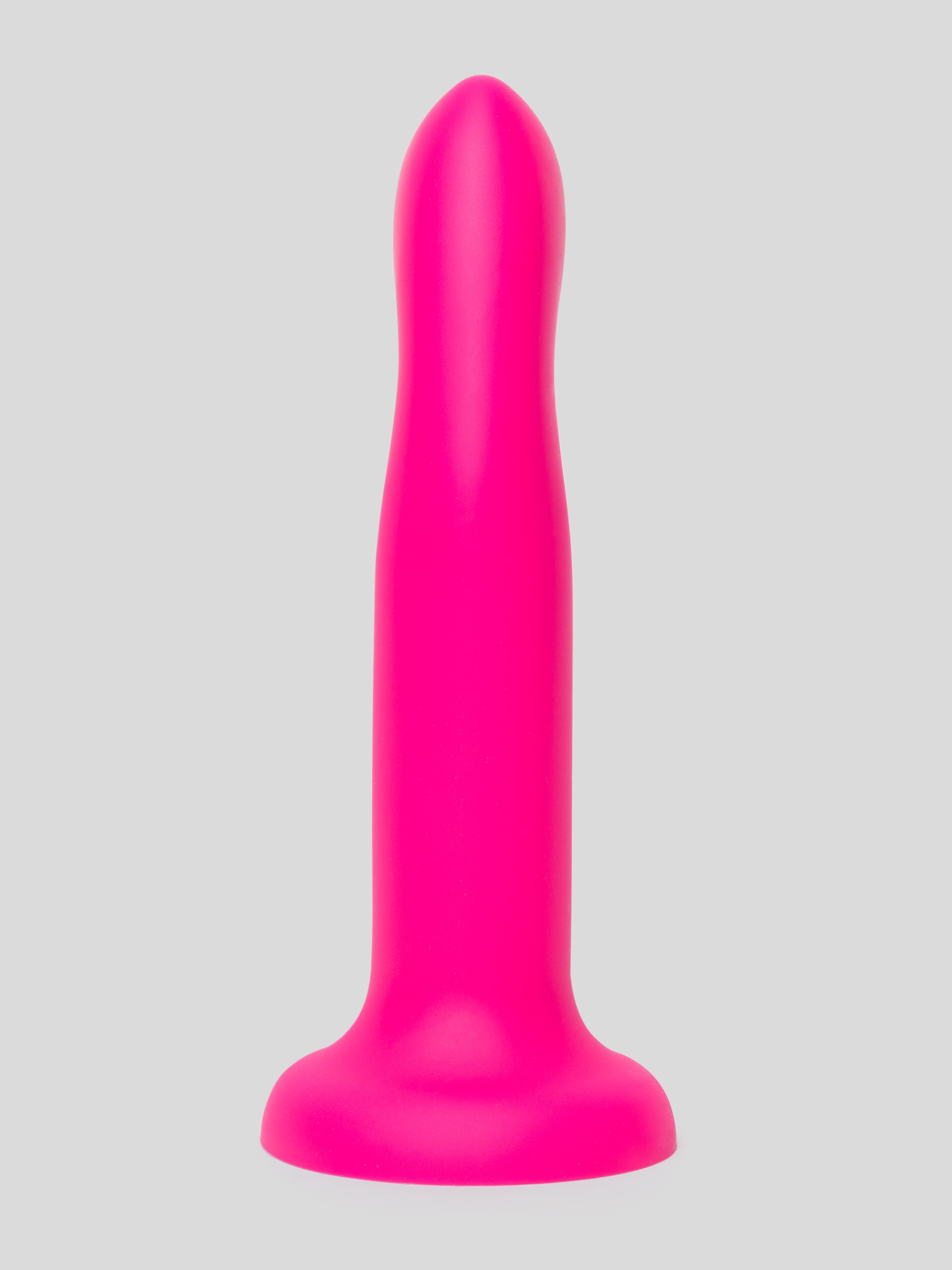 Lovehoney Flex Appeal Liquid Silicone Suction Cup Dildo 7 Inch, Pink, hi-res