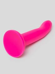 Lovehoney Liquid Silicone Suction Cup Dildo 7-Inch, Pink, hi-res