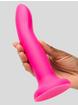 Lovehoney Saugnapf-Dildo aus Flüssigsilikon 18 cm, Pink, hi-res