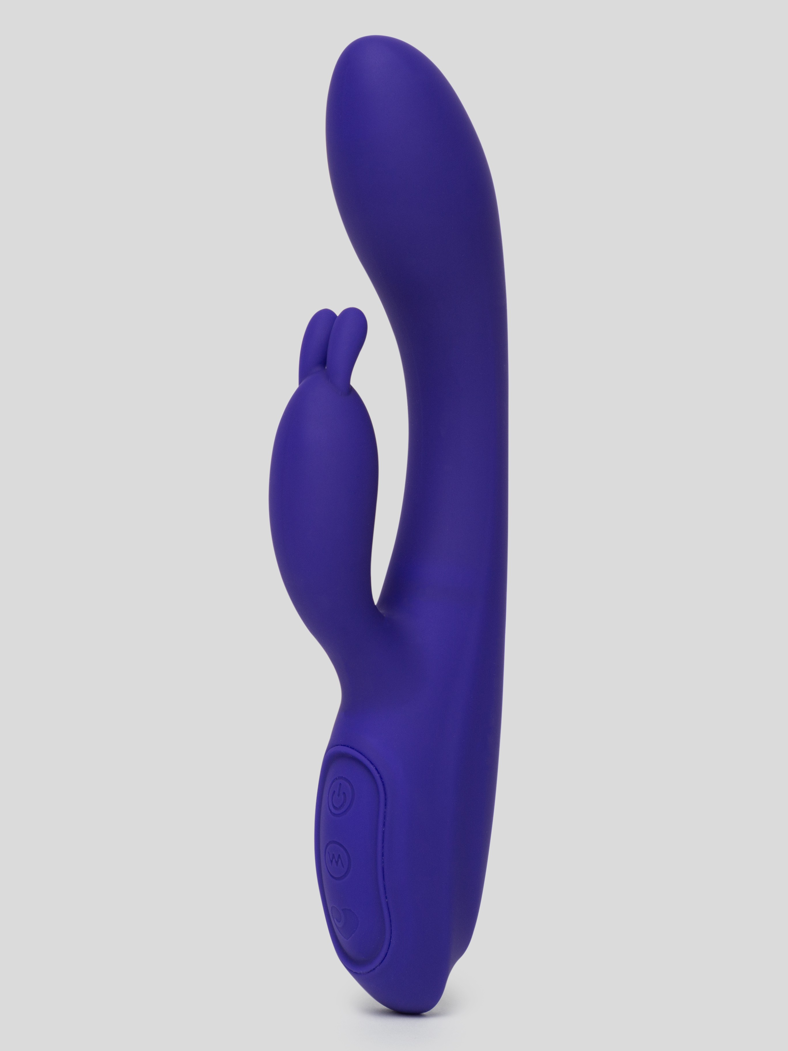 Lovehoney Heat Wave Warming Rechargeable G-Spot Rabbit Vibrator , Purple, hi-res